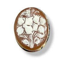 Broche Mandile 1922 Femme Cammei  in Argent Conchiglia 2MSPCM166